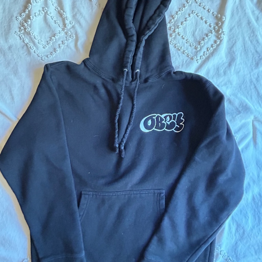 Obey Hoodie Black S - Picture 2 of 3